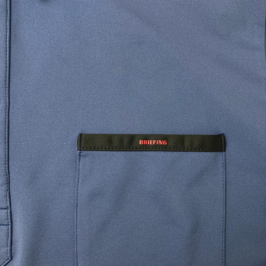 BRIEFING GOLF ブリーフィング 半袖ポロシャツ ネイビー系 M ゴルフ