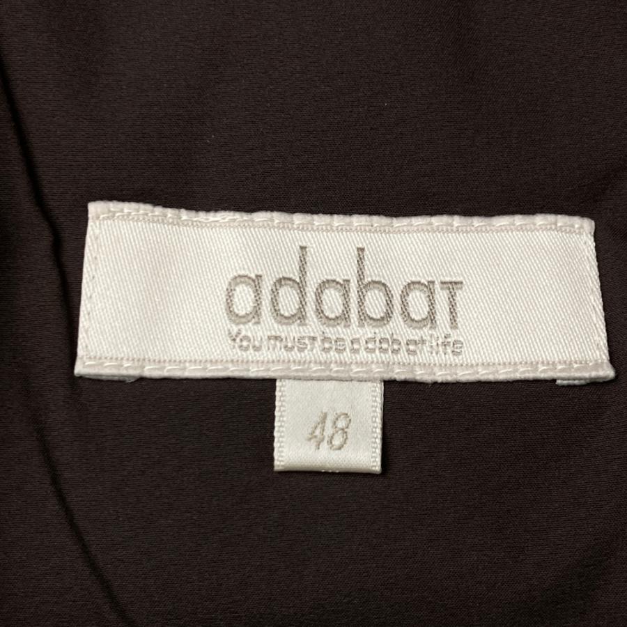 美品】ADABAT アダバット ; ダウンジャケット ブラウン系 48 ゴルフ