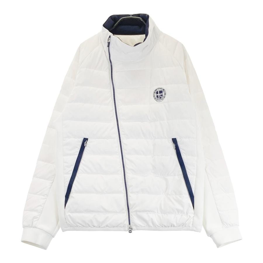 アダバットの白ダウンＬ ADABAT アダバット ダウンジャケット ホワイト系 48 ゴルフウェア