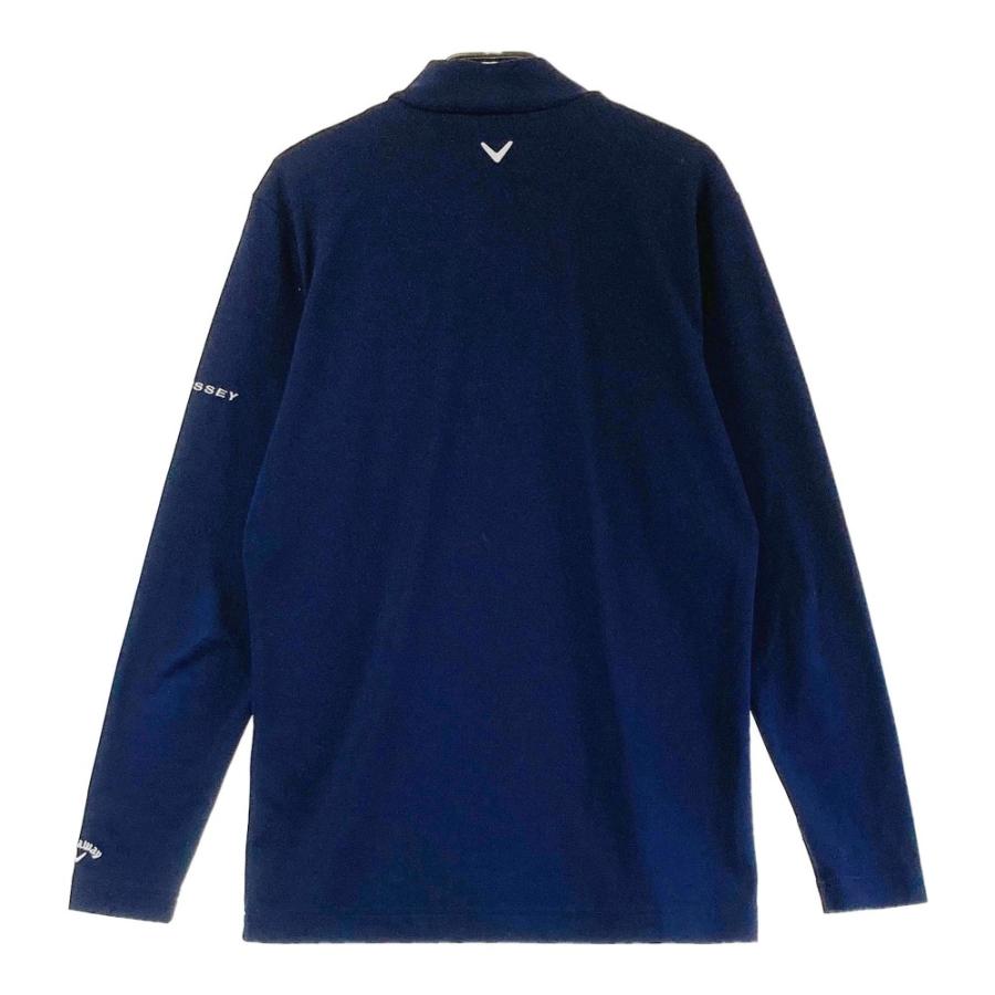 CALLAWAY キャロウェイ ハイネック 長袖Tシャツ ネイビー系 L ゴルフ