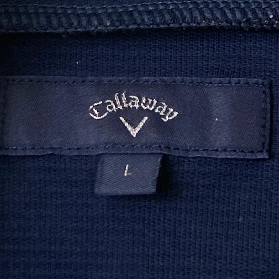CALLAWAY キャロウェイ ハイネック 長袖Tシャツ ネイビー系 L ゴルフ