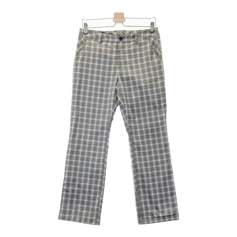 ADIDAS GOLF アディダスゴルフ 中綿 ロングパンツ チェック柄 グレー系