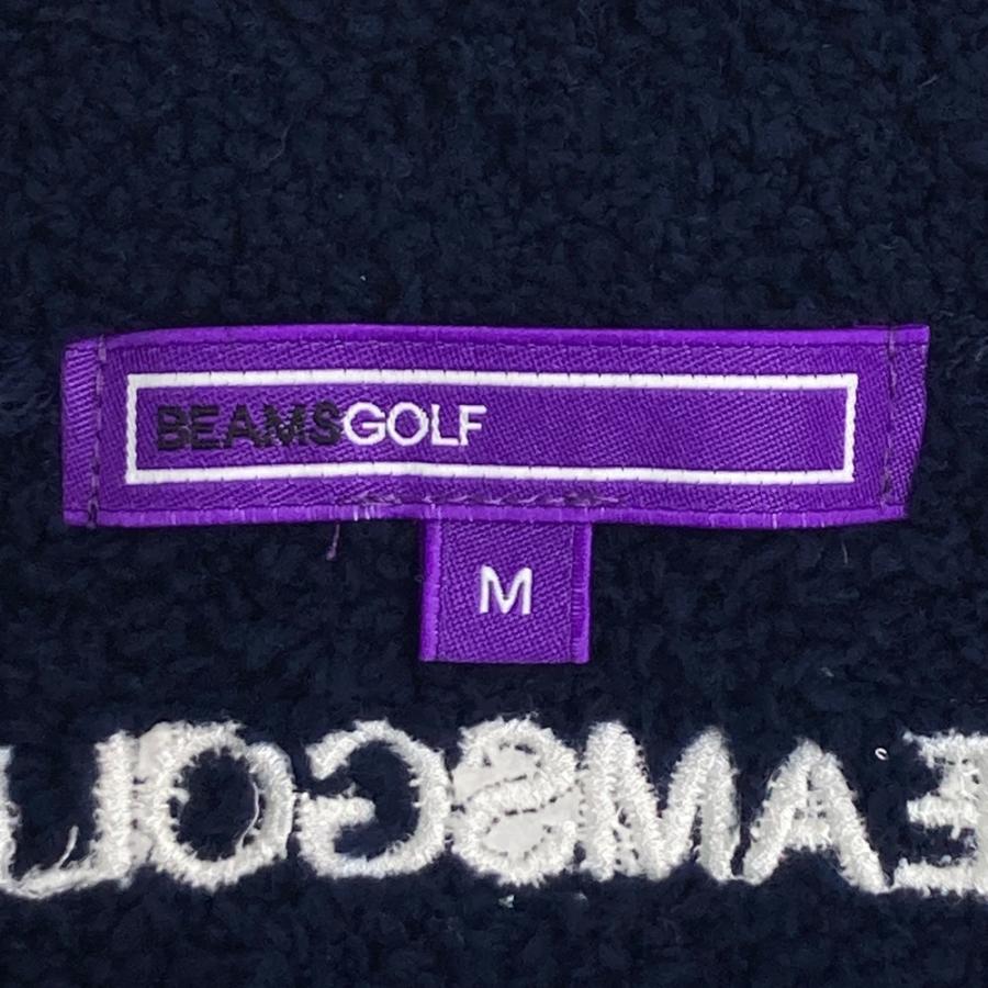 サイズ：M BEAMS GOLF ビームスゴルフ  ハーフジップ ボアブルゾン  ネイビー系 [240101401327] ゴルフウェア レディース ストスト BEAMS GOLF ビームスゴルフ ハーフジップ ボアブルゾン ネイビー系 M