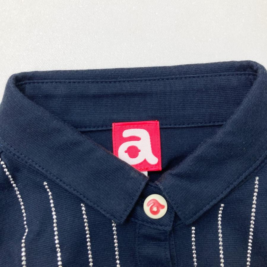 アルチビオ archivio ゴルフウェアレディース 半袖ポロシャツ ネイビー archivio（アルチビオ） 半袖ポロシャツ ネイビー系 36 ゴルフウェア