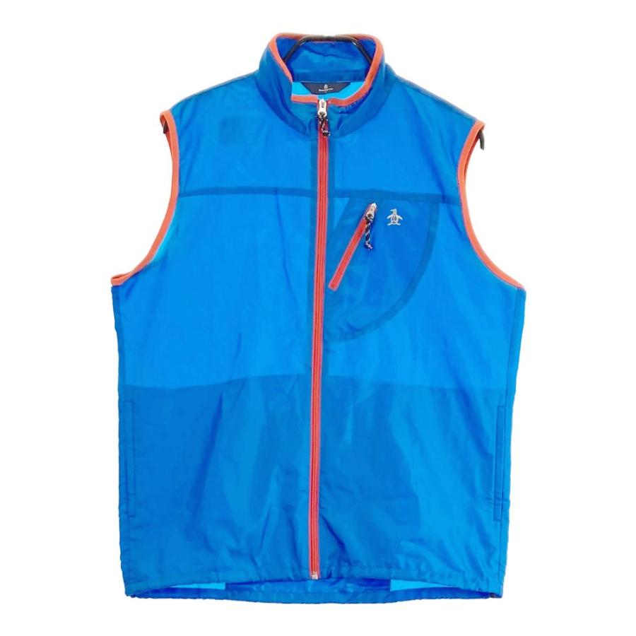 Munsingwear（マンシングウェア） ジップベスト ブルー系 L ゴルフ