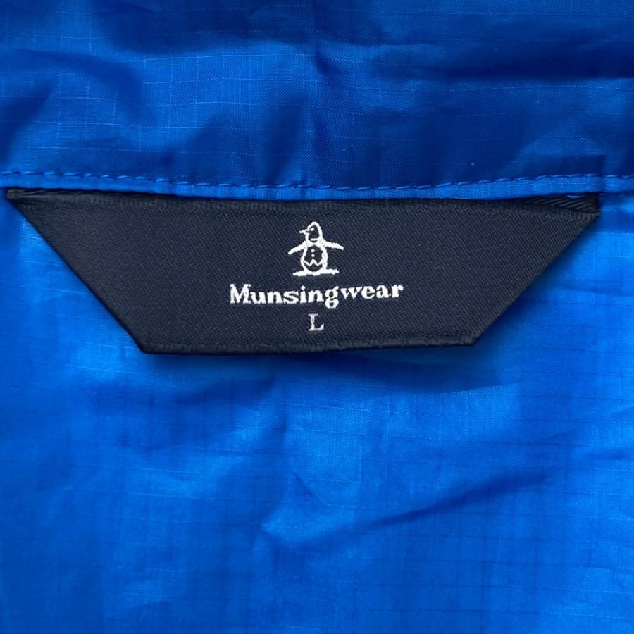 Munsingwear（マンシングウェア） ジップベスト ブルー系 L ゴルフ