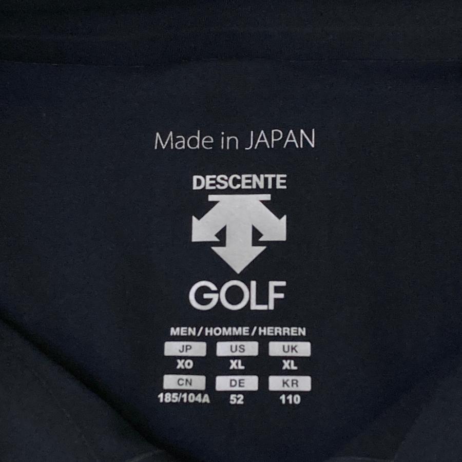DESCENTE GOLF デサントゴルフ 半袖ポロシャツ ブラック系 XO