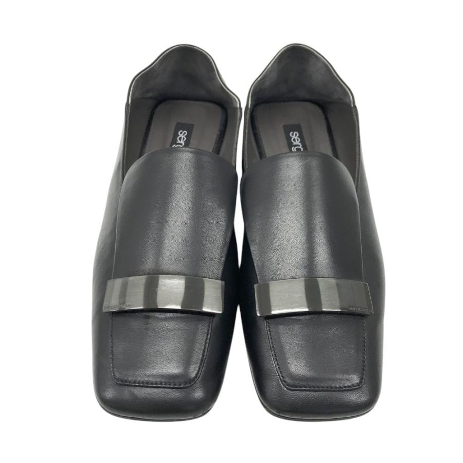 Sergio rossi セルジオロッシ A84820 ロゴプレート レザー