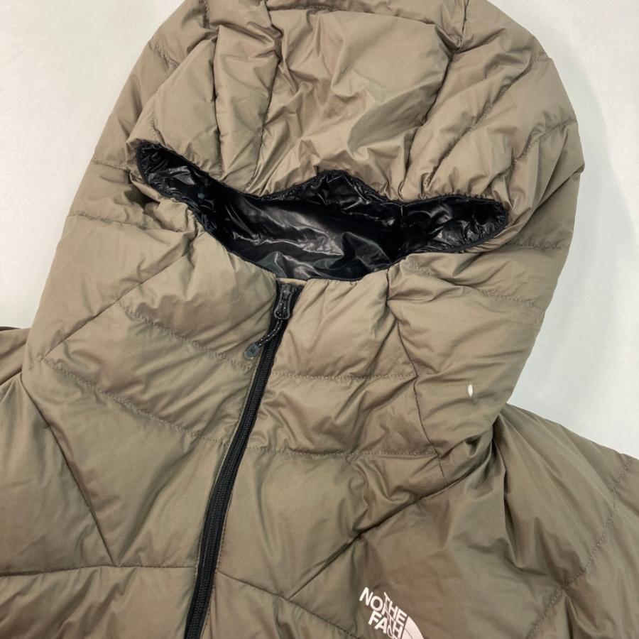 THE NORTH FACE フード付きダウンコート ブラウン THE NORTH FACE ノースフェイス レディース ダウンジャケット
