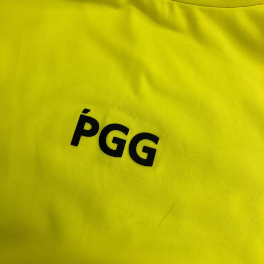 パーリーゲイツPGG イエロー モックネックシャツ 新品未使用 PGG PEARLY GATES パーリーゲイツ モックネック 半袖Tシャツ
