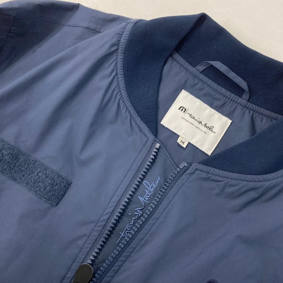 TRAVIS MATHEW トラビスマシュー 長袖ジップジャケット ネイビー系 M 