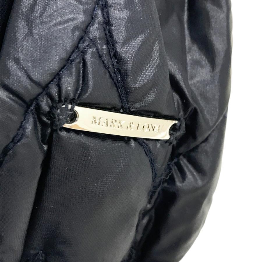 MARK&LONA マークアンドロナ 中綿 レッグウォーマー ネイビー系