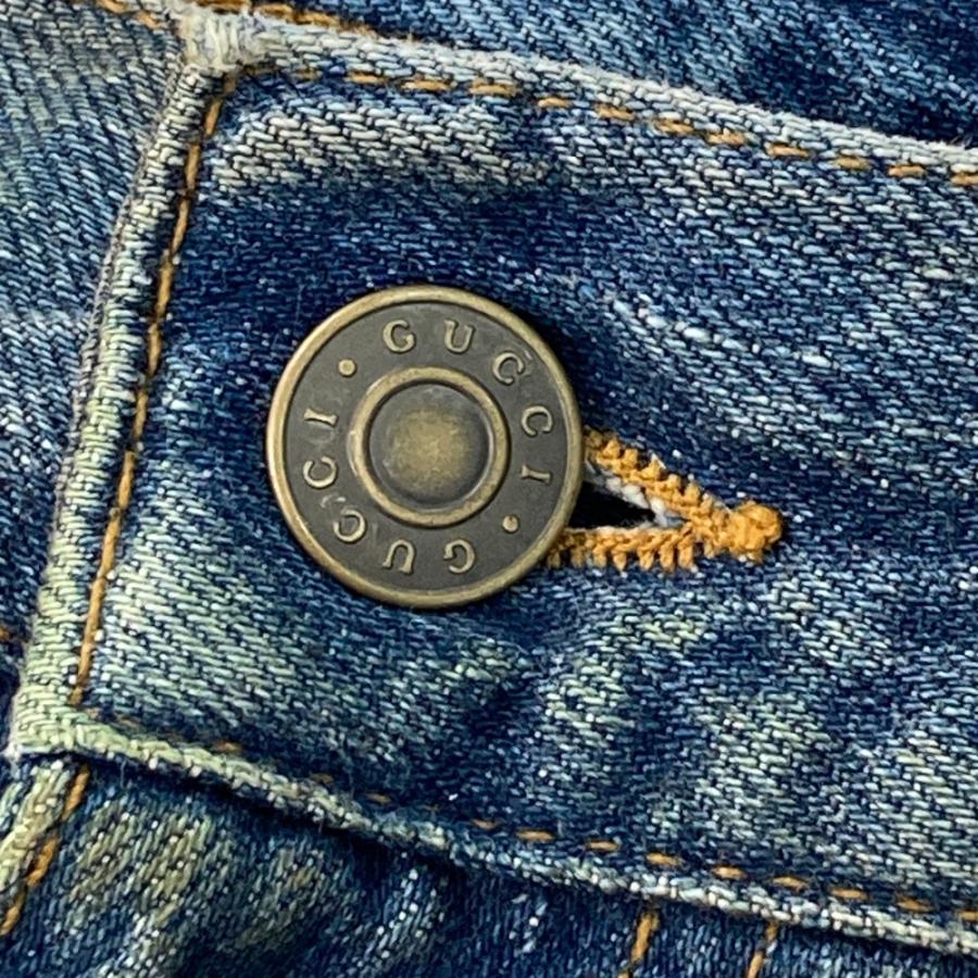GUCCI（グッチ） 638081 デニムパンツ ブルー系 24 レディース 