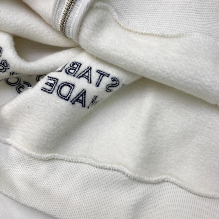 ○★新品未使用　PEARLY GATES　裏起毛パーカー　0　ホワイト PEARLY GATES パーリーゲイツ 裏起毛 スウェット ジップパーカー