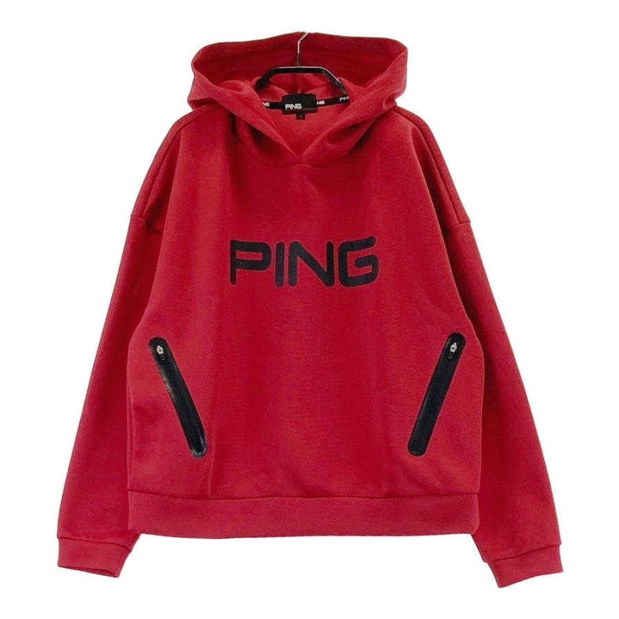 PING（ピン） 長袖 パーカー レッド系 S ゴルフウェア レディース