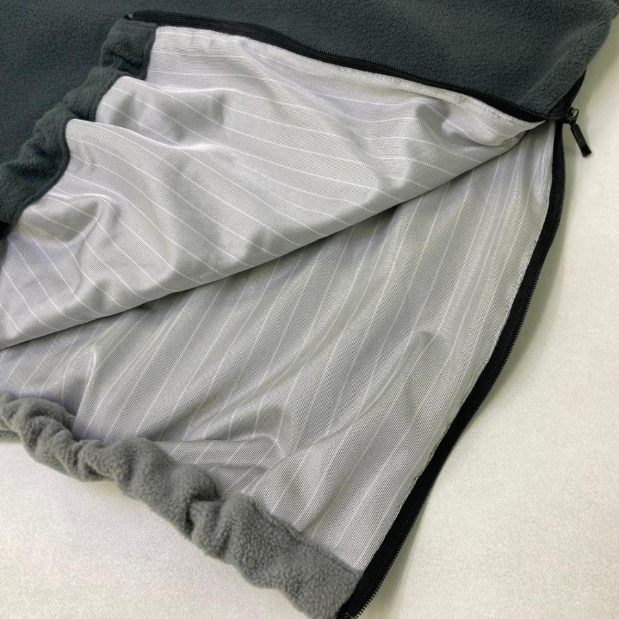 1PIU1UGUALE3 GOLF GRB030 蓄熱 フリース 長袖ブルゾン グレー系 L