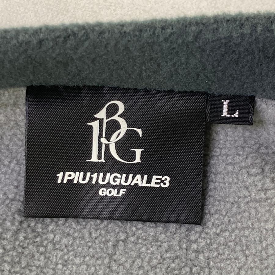 1PIU1UGUALE3 GOLF GRB030 蓄熱 フリース 長袖ブルゾン グレー系 L