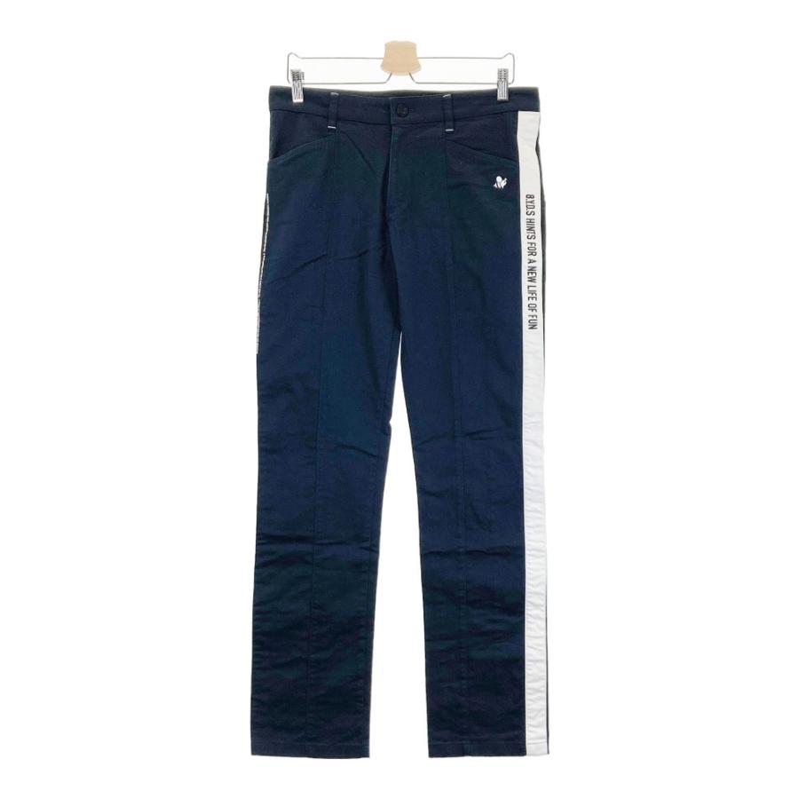 8YARDS ハチヤーズ ストレッチパンツ ネイビー系 L ゴルフウェア 
