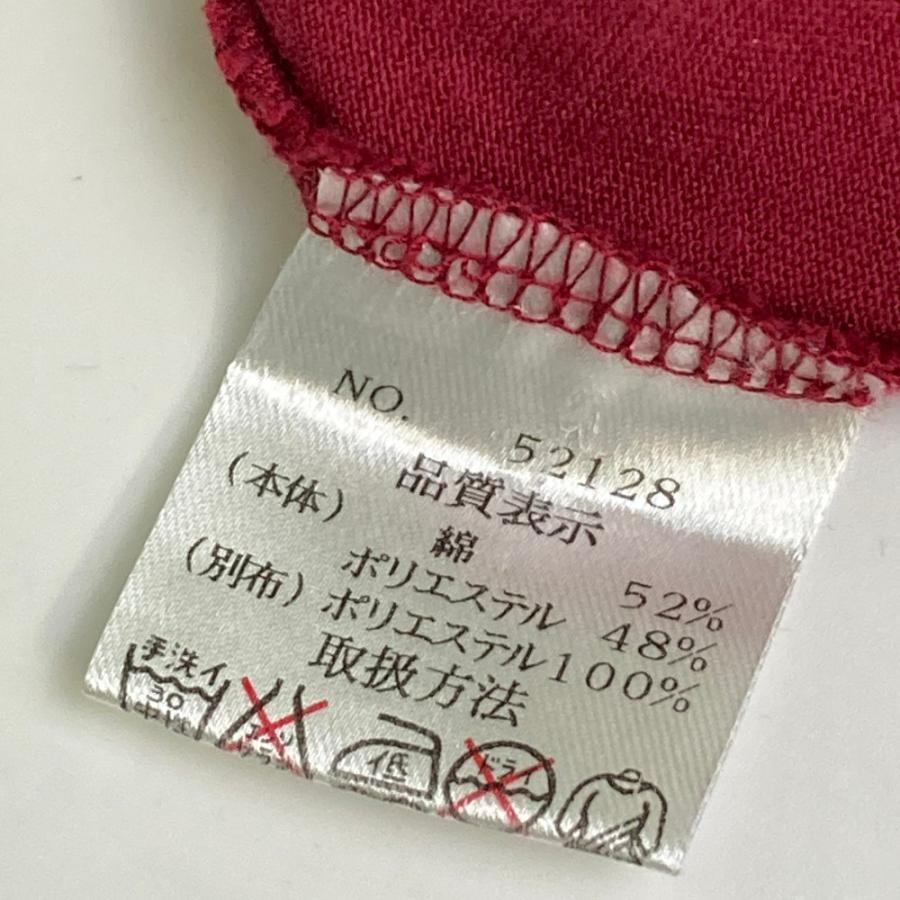 Russeluno（ラッセルノ） 長袖ポロシャツ 刺繍 レッド系 4 ゴルフ