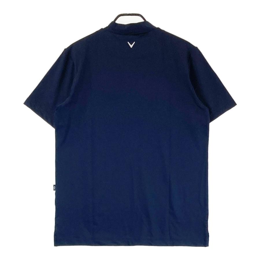 キャロウェイ　モックネックT ネイビーL新品 Callaway（キャロウェイ） 【新品】CALLAWAY モックネック 半袖Tシャツ