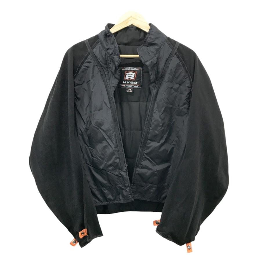 HYOD ヒョウドウ 中綿 ウィンタージャケット D3O ブラック系 3L バイク  