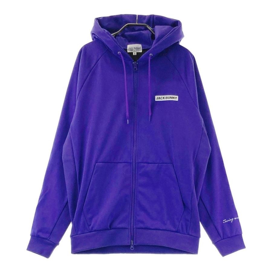 JACK BUNNY ジャックバニー ジップパーカー パープル系 5 ゴルフウェア