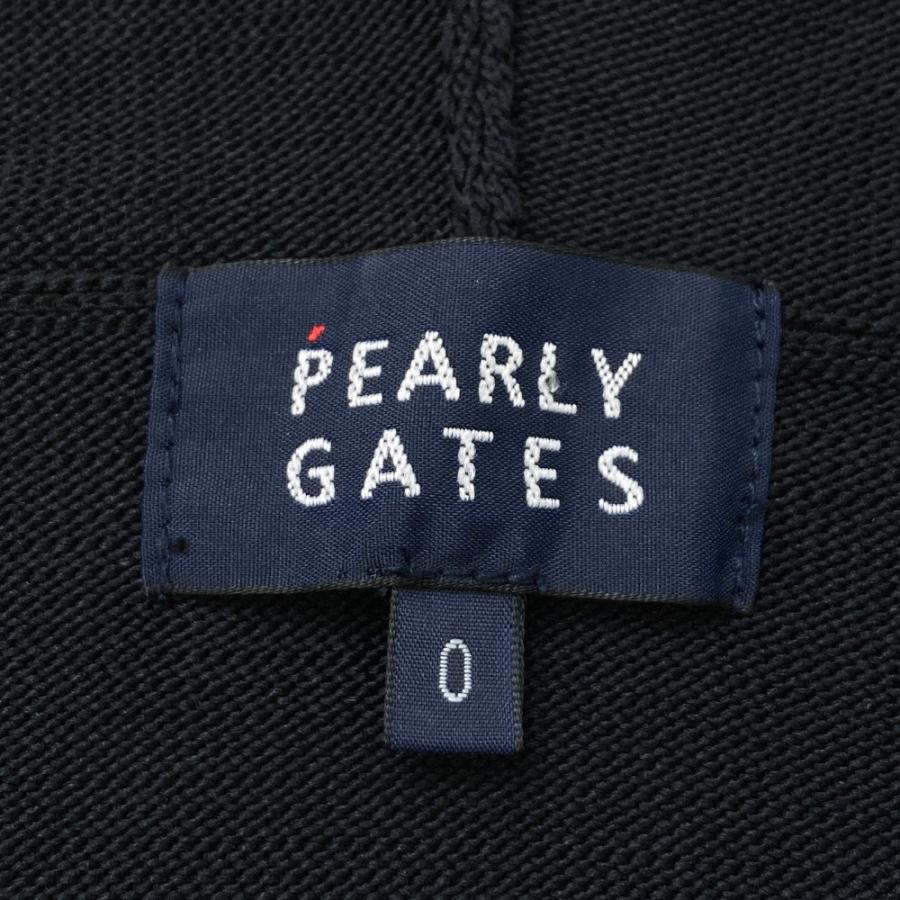 未使用　PEARLY GATES フード付きネイビーセーター　薄手 20%OFF価格／PEARLY GATES パーリーゲイツ フード付ニット