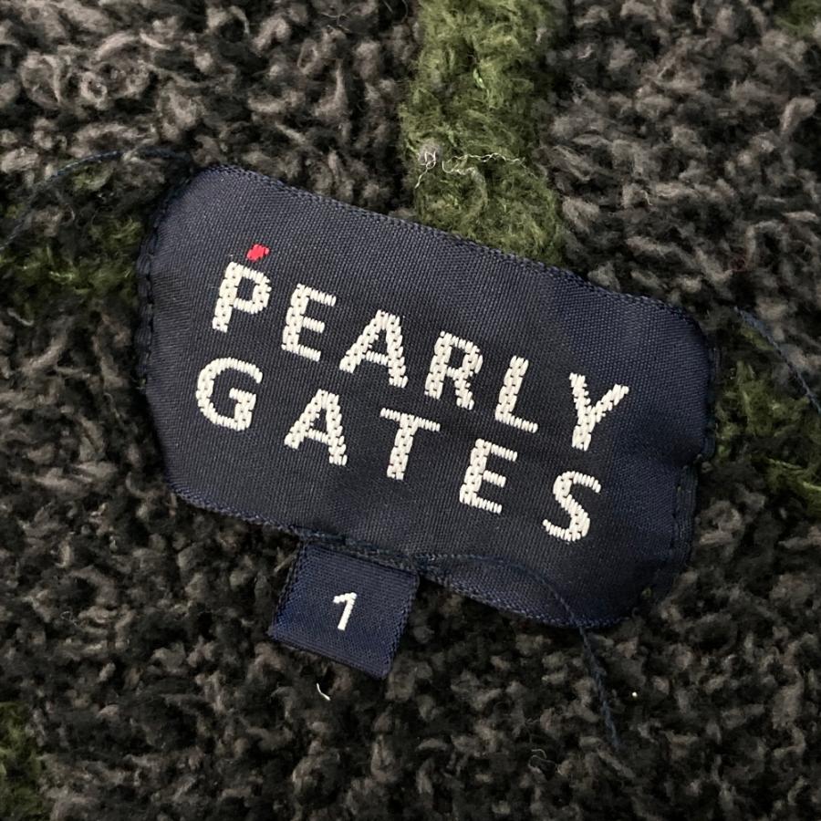 PEARLY GATES ボアパーカー PEARLY GATES パーリーゲイツ ボア ジップパーカー 迷彩 カモフラ柄