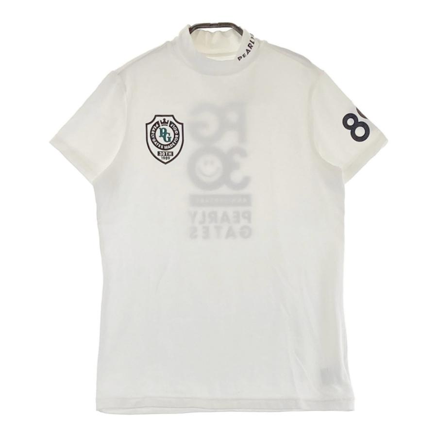 【新品】PEARLY GATES　半袖Tシャツ　30周年記念モデル　ニコちゃん PEARLY GATES（パーリーゲイツ） 30周年 ハイネック 半袖Tシャツ ニコ