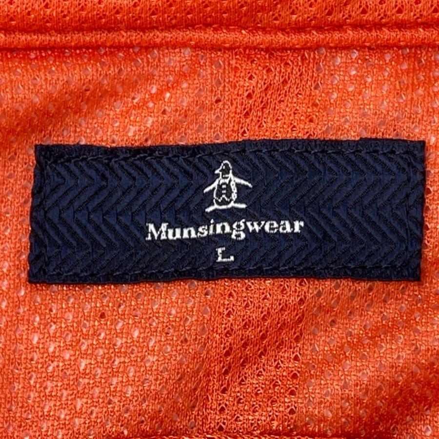 MUNSING WEAR マンシングウェア 切替 中綿 ジャケット オレンジ系 L