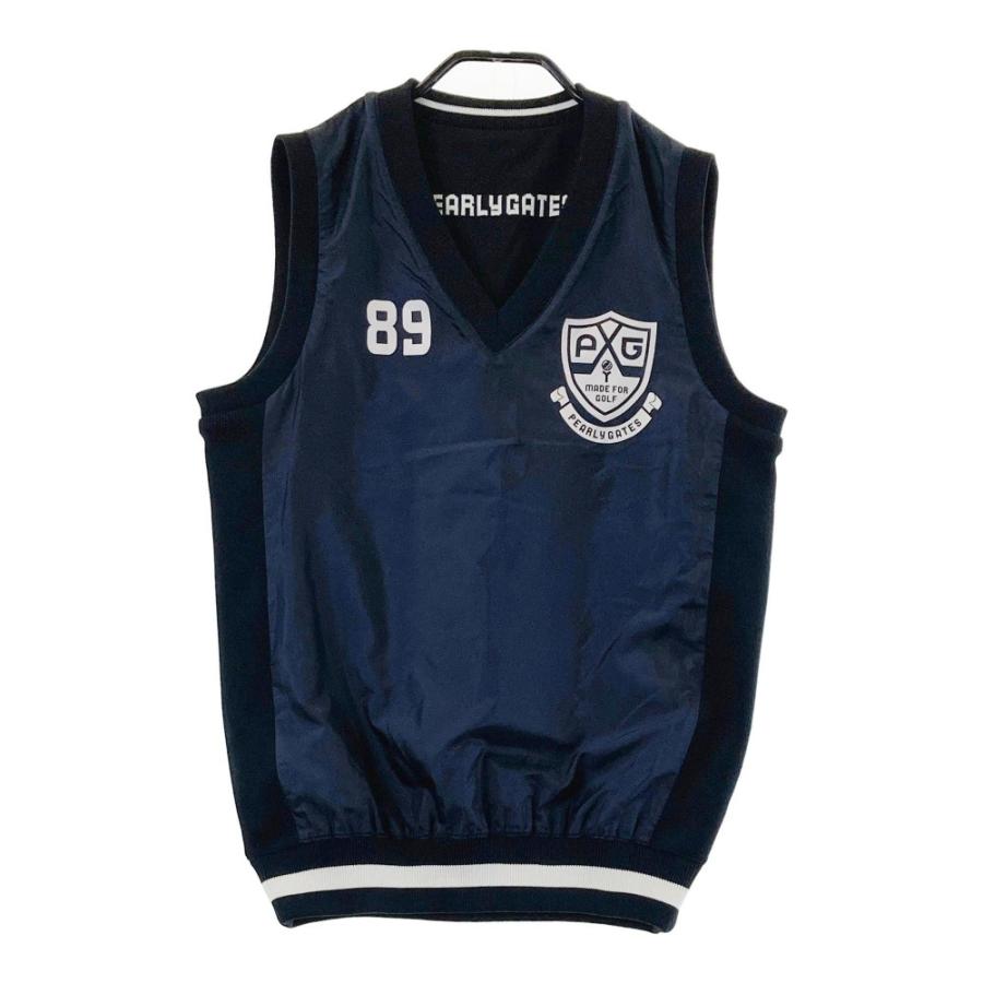 パーリーゲイツ リバーシブル 切替 ニットベスト PEARLY GATES（パーリーゲイツ） リバーシブル 切替 ニットベスト