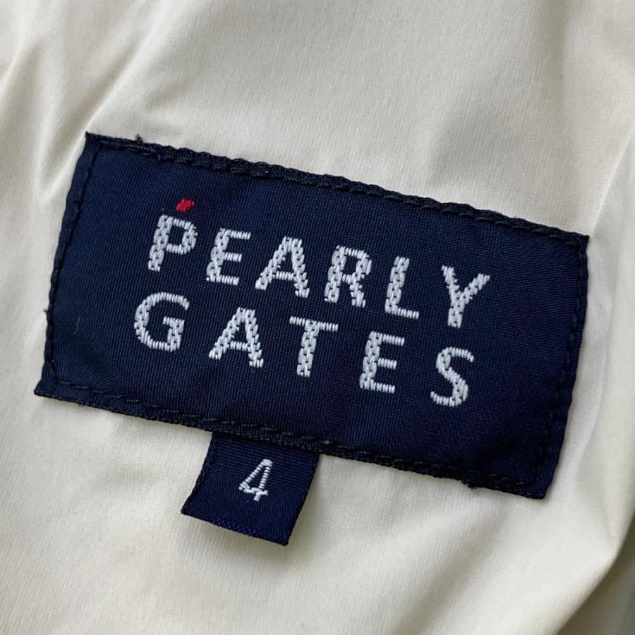 PEARLY GATES パーリーゲイツ 中綿パンツ ボーダー柄 ネイビー系 4