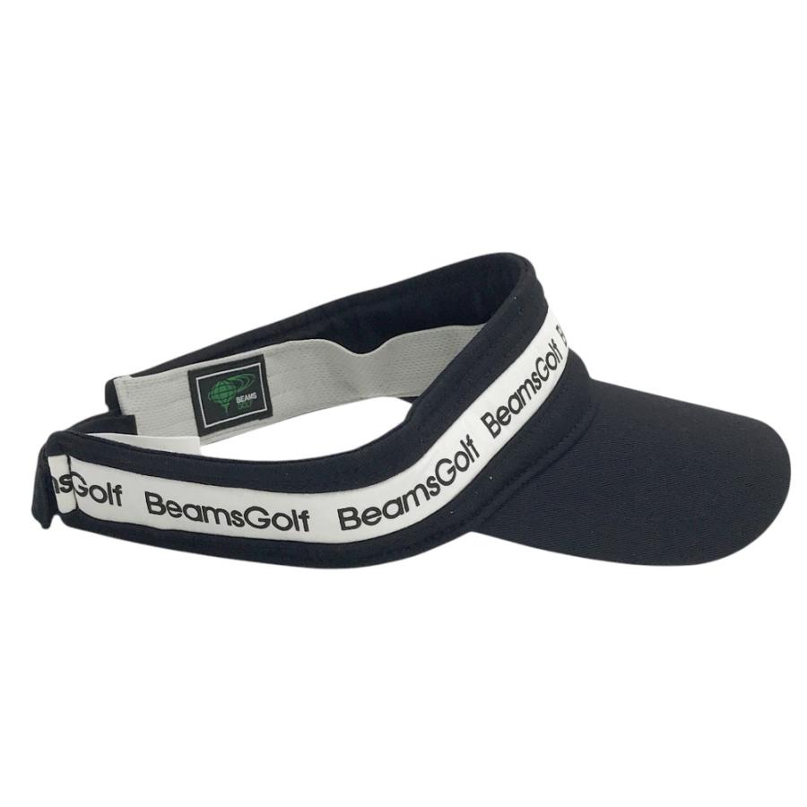BEAMS GOLF ビームスゴルフ サンバイザー ブラック系 55-57CM BEAMS GOLF ビームスゴルフ サンバイザー ブラック系 55-57CM