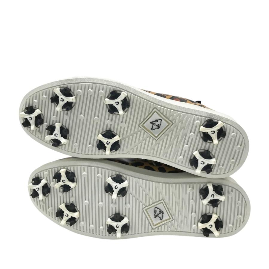 【PEARLY GATES 】ハイカットスニーカー ホワイト/ブラウン PEARLY GATES 】ハイカットスニーカー ホワイト/ブラウン