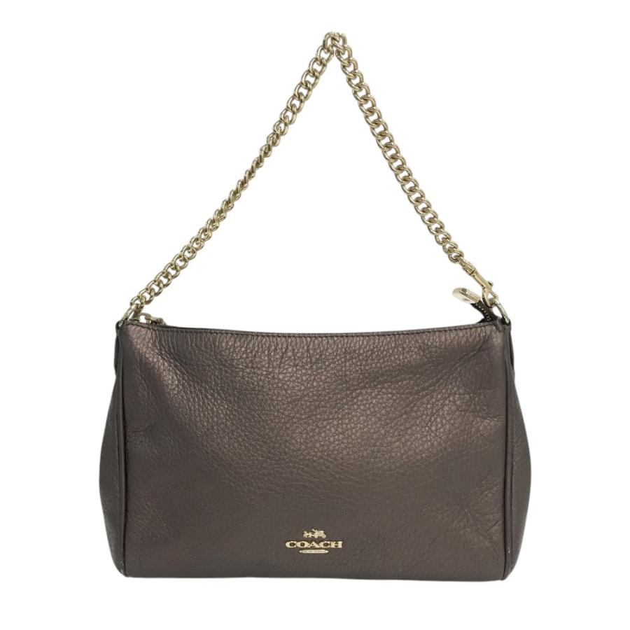 COACH コーチ F3666 2way ショルダー ハンドバッグ ブロンズ 