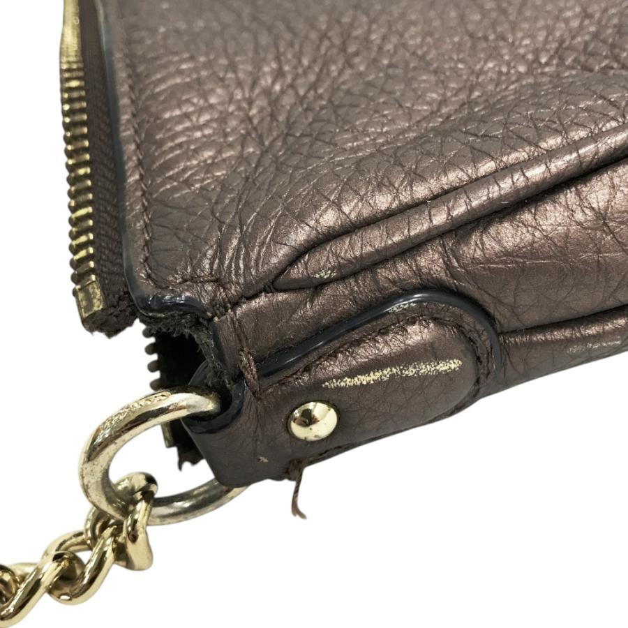 COACH コーチ F3666 2way ショルダー ハンドバッグ ブロンズ 