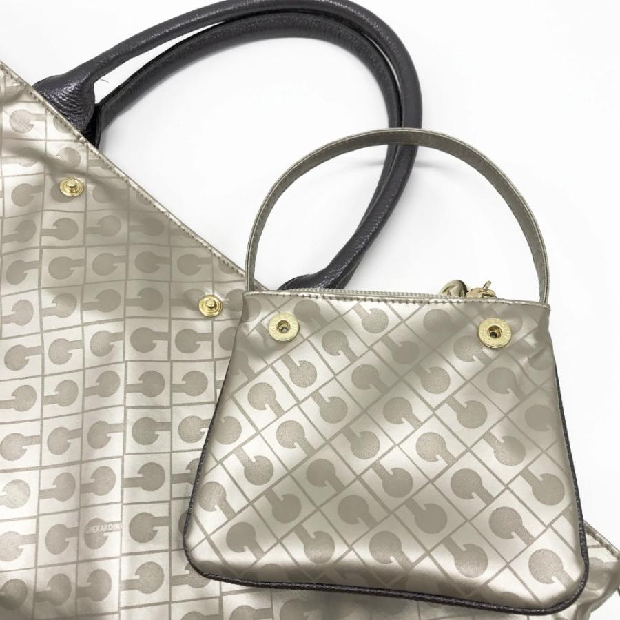 GHERARDINI ゲラルディーニ トートバッグ 総柄 ベージュ系 GHERARDINI ゲラルディーニ トートバッグ 総柄 ベージュ系