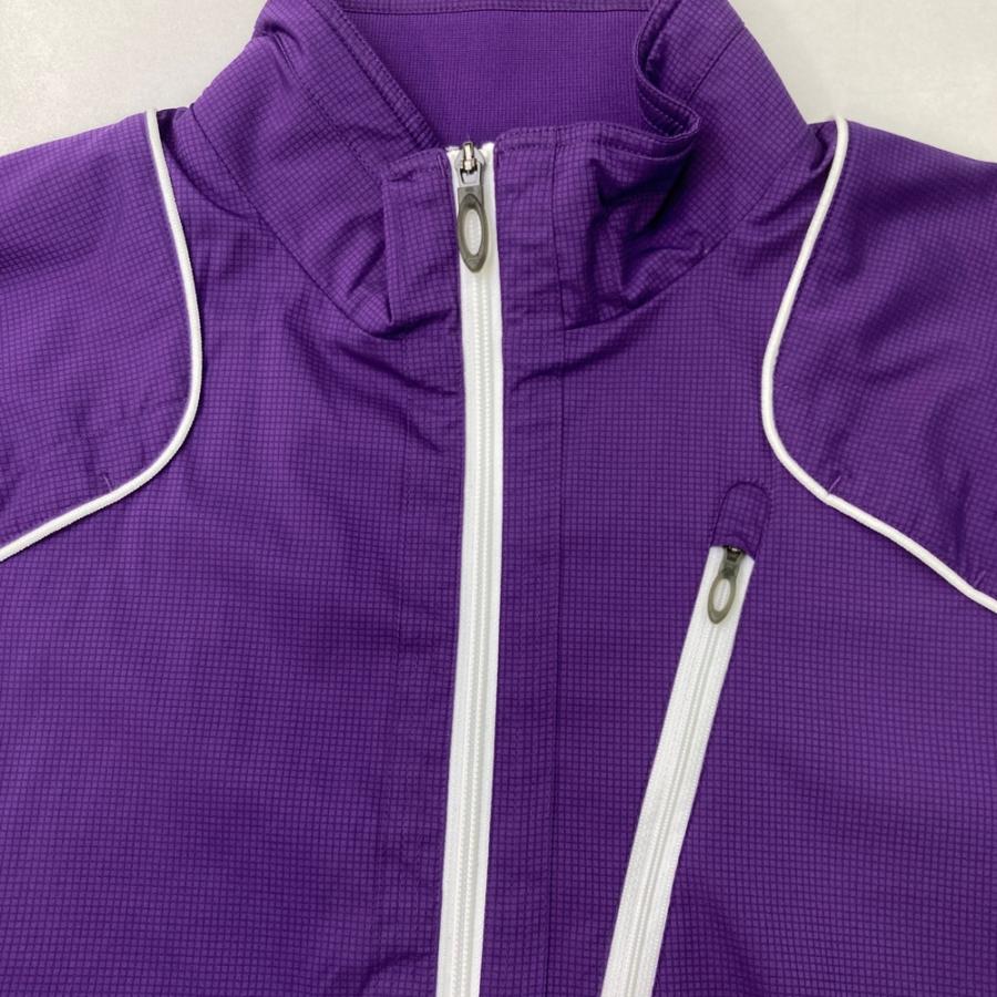OAKLEY オークリー 2WAY 蓄熱 ジップジャケット スカル パープル系 L