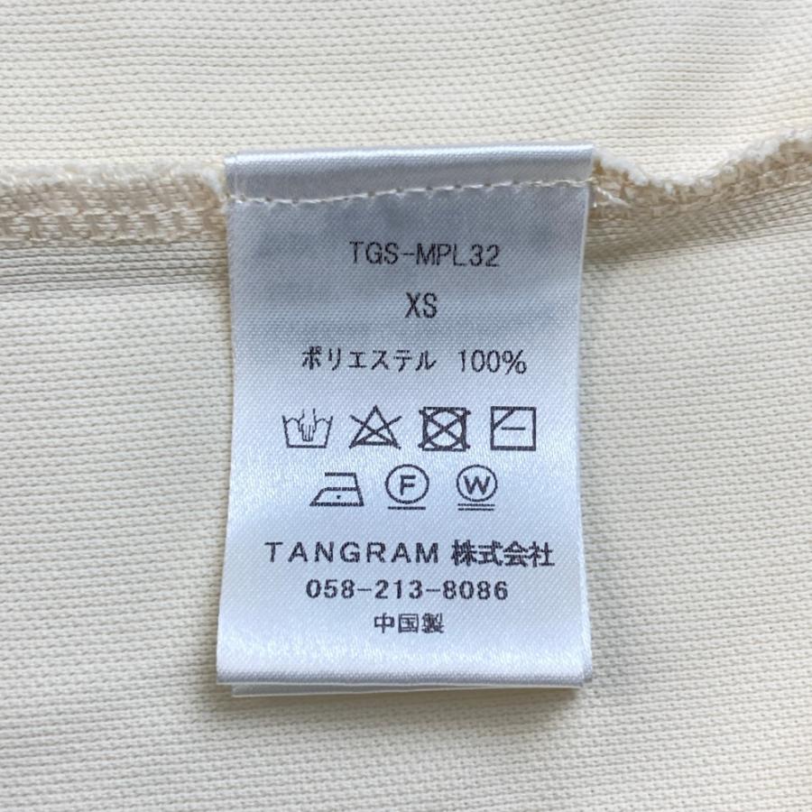 TANGRAM TANGRAM タングラム 半袖ポロシャツ ホワイト系 XS