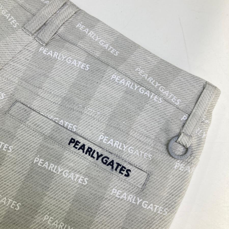 PEARLY GATES ☆ストレッチ有り☆ストライプパンツ PEARLY GATES パーリーゲイツ ストレッチパンツ ストライプ柄 グレー系