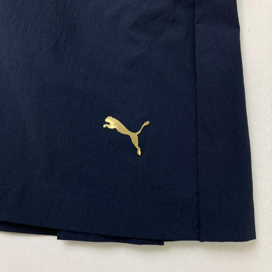 PUMA GOLF プーマゴルフ プリーツスカート ネイビー系 S ゴルフウェア