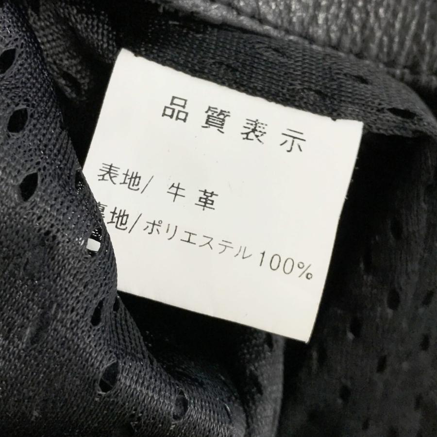 BATES ベイツ ライダース レザージャケット ブラック系 L バイクウェア