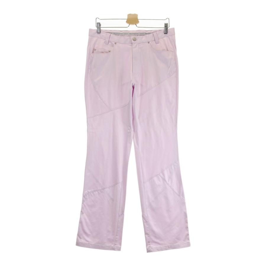 MUNSINGWEAR マンシングウェア　ストライプ ゴルフパンツ　85cm Munsingwear（マンシングウェア） ロングパンツ ストライプ柄 ピンク系