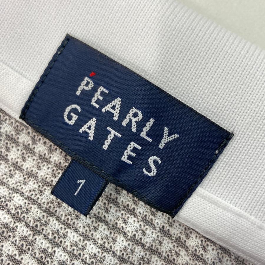 PEARLY GATES（パーリーゲイツ） 2024年モデル 半袖ポロシャツ 千鳥柄