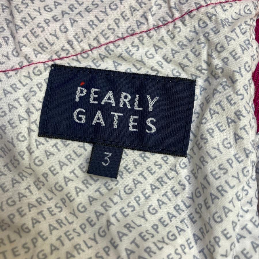 PEARLY GATES（パーリーゲイツ） ストレッチパンツ 刺繍 パープル系 3