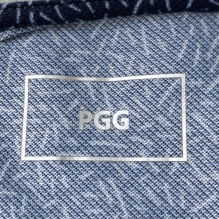 PEARLY GATES PGG パーリーゲイツ 半袖ポロシャツ 総柄 ネイビー PEARLY GATES PGG パーリーゲイツ 半袖ポロシャツ 総柄 ネイビー