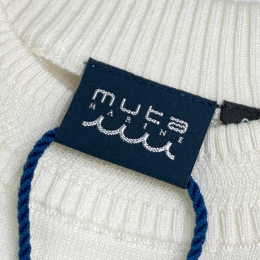 MUTA MARINE ムータマリン ニットセーター ロゴ ホワイト系 6