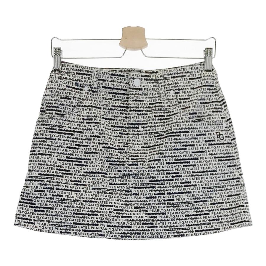 新品タグ付き未使用品 パーリーゲイツ スカート 0/S 総柄 ホワイト PEARLY GATES パーリーゲイツ 2024年 スカート 総柄 ホワイト系 0