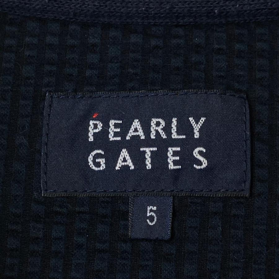 PEARLY GATES（パーリーゲイツ） 半袖ポロシャツ シアサッカー