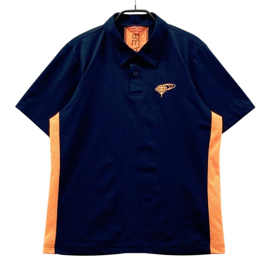 BEAMS GOLF ネイビー ポロシャツ 半袖 新品】ビームスゴルフ 半袖ポロシャツ ネイビー パイル地 メンズ